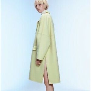 NEW ZARA Oversized Lapel Coat